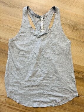 lululemon athletica Light Gray Racerback Tank